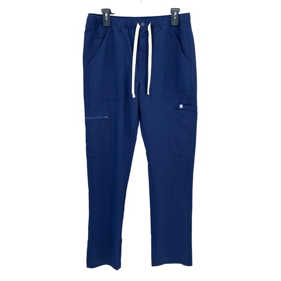 FIGS Scrub Pants Mens Medium Tall Navy Cairo Cargo Technical Collection Medical - Picture 1 of 10